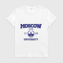 Женская футболка MGU Moscow University