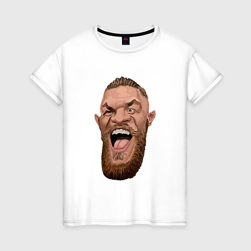 Женская футболка McGregor: Smile Face / Белый – фото 1