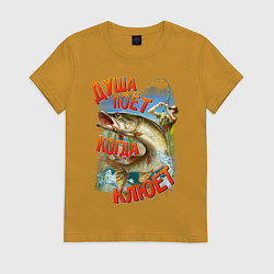 Женская футболка Футболка для рыбака