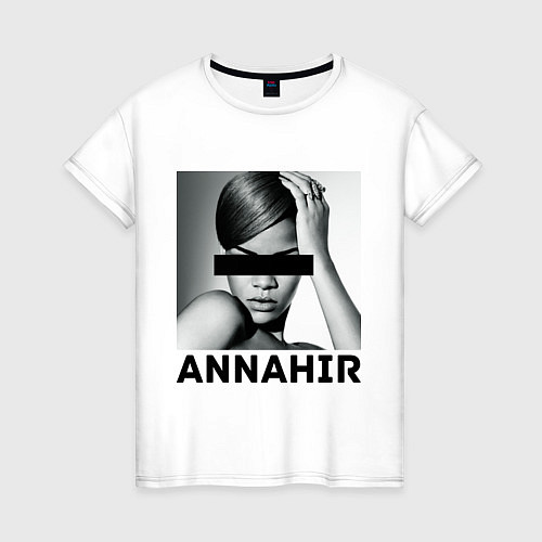 Женская футболка Rihanna / Белый – фото 1