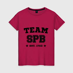 Женская футболка Team SPB est. 1703