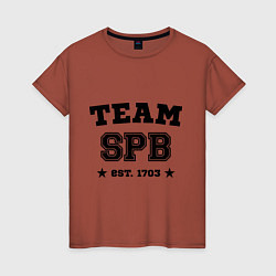 Женская футболка Team SPB est. 1703