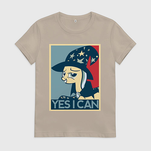 Женская футболка MLP: Yes I Can / Миндальный – фото 1