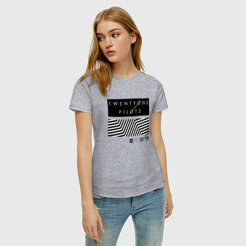 Женская футболка TOP: Geometry / Меланж – фото 3