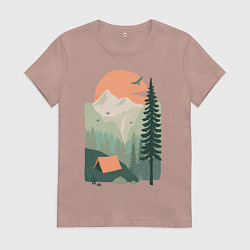 Женская футболка Wood Adventure