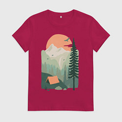 Женская футболка Wood Adventure