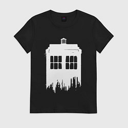 Женская футболка Тардис white - Доктор Кто