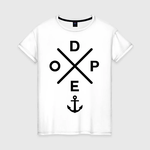 Женская футболка Dope Anchor / Белый – фото 1
