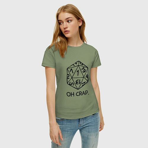Женская футболка Oh Crap / Авокадо – фото 3