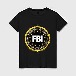 Женская футболка FBI Departament