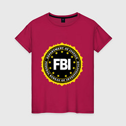 Женская футболка FBI Departament