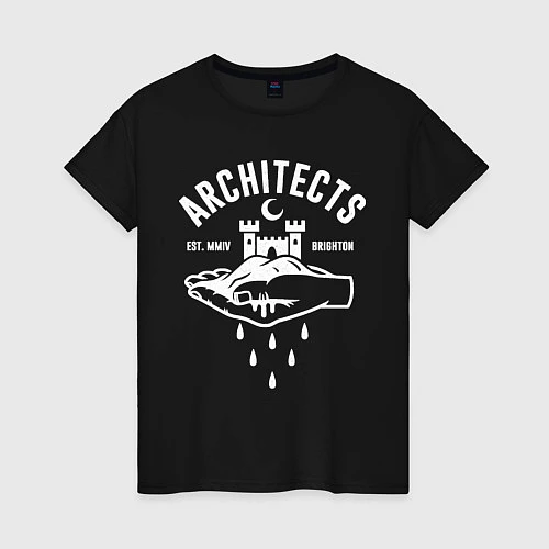 Женская футболка Architects / Черный – фото 1