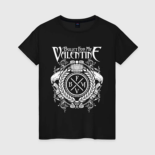 Женская футболка Bullet For My Valentine / Черный – фото 1