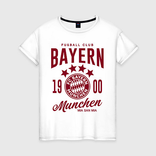 Женская футболка Bayern Munchen 1900 / Белый – фото 1