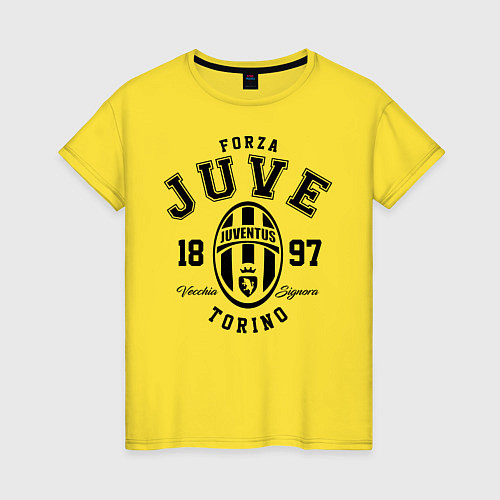 Женская футболка Forza Juve 1897: Torino / Желтый – фото 1