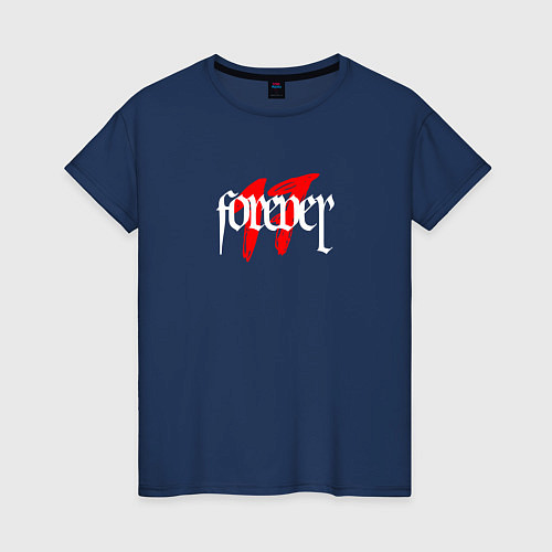 Женская футболка Forever 17 / Тёмно-синий – фото 1