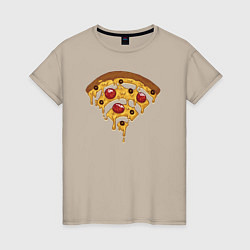 Женская футболка Wi-Fi Pizza