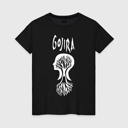 Женская футболка Gojira / Черный – фото 1