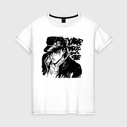 Футболка хлопковая женская JoJo, цвет: белый