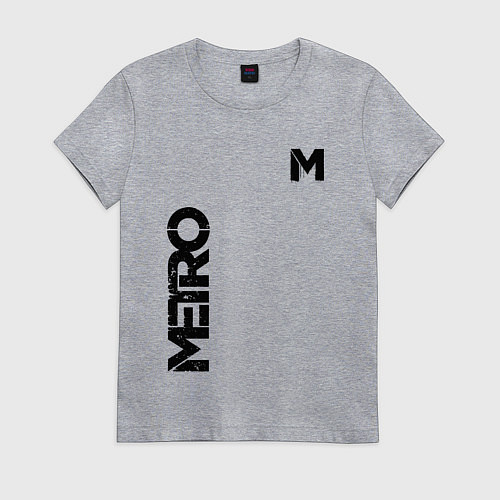 Женская футболка METRO M / Меланж – фото 1