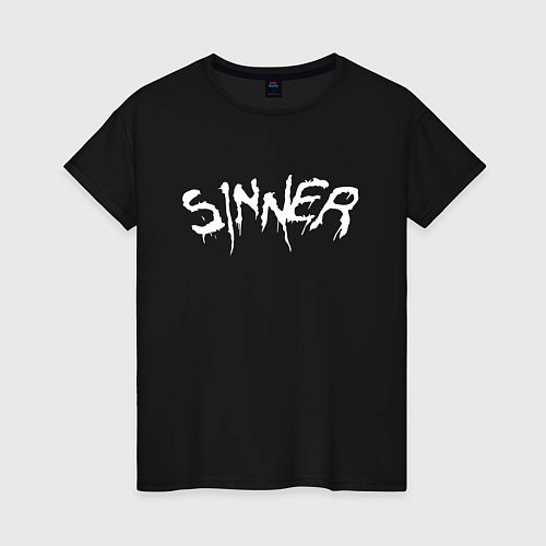 Женская футболка SINNER / Черный – фото 1