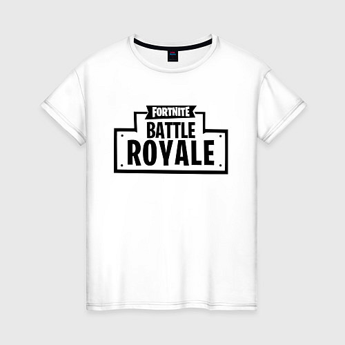 Женская футболка FORTNITE BATTLE / Белый – фото 1