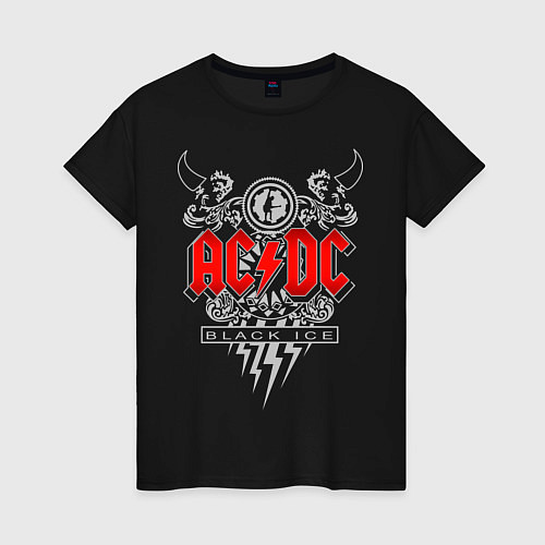 Женская футболка AC/DC: Black Ice / Черный – фото 1
