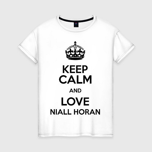 Женская футболка Keep Calm & Love Niall Horan / Белый – фото 1