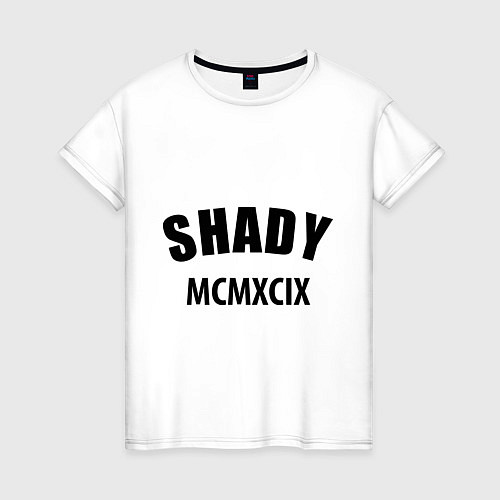 Женская футболка Shady MCMXCIX / Белый – фото 1