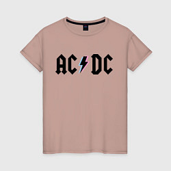 Женская футболка AC/DC