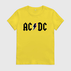 Женская футболка AC/DC