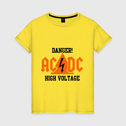 Женская футболка AC/DC: High Voltage