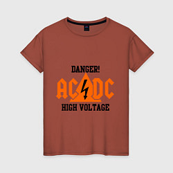 Женская футболка AC/DC: High Voltage