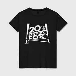 Футболка хлопковая женская 20th Century Fox, цвет: черный