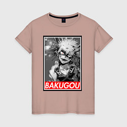 Женская футболка BAKUGOU monochrome