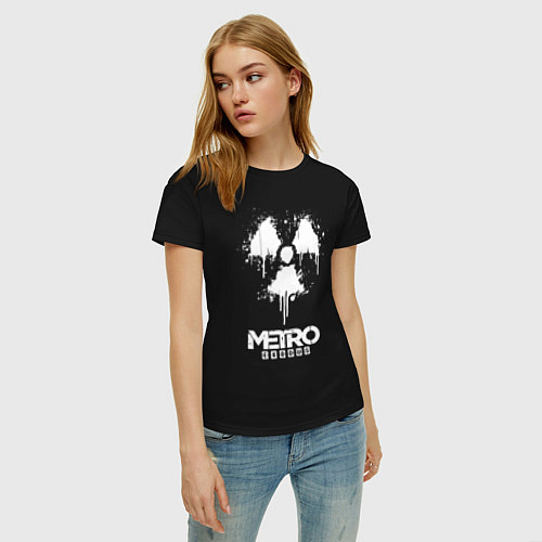 Женская футболка METRO EXODUS / Черный – фото 3
