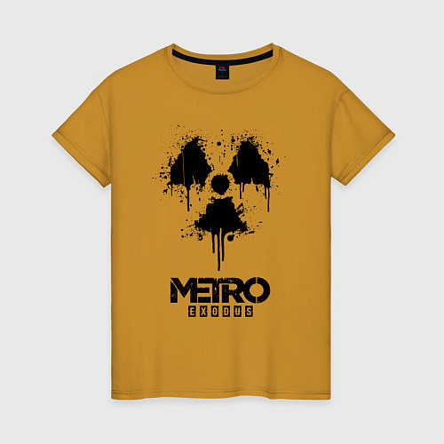 Женская футболка METRO EXODUS / Горчичный – фото 1