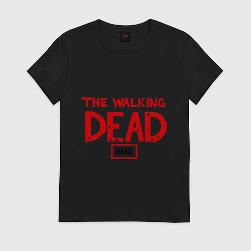 Женская футболка The walking Dead AMC / Черный – фото 1