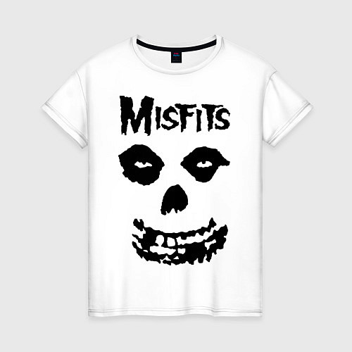 Женская футболка Misfits Face / Белый – фото 1