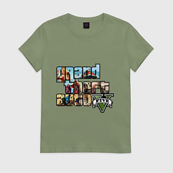 Женская футболка GTA 5 Stories