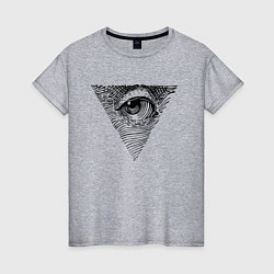 Женская футболка The well-known eye