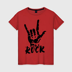 Женская футболка Real Rock