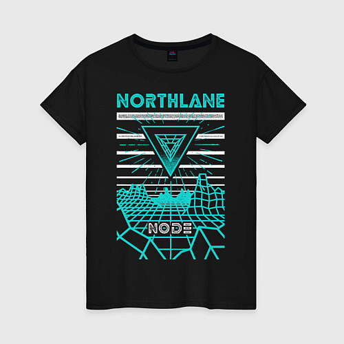 Женская футболка Northlane: Node / Черный – фото 1