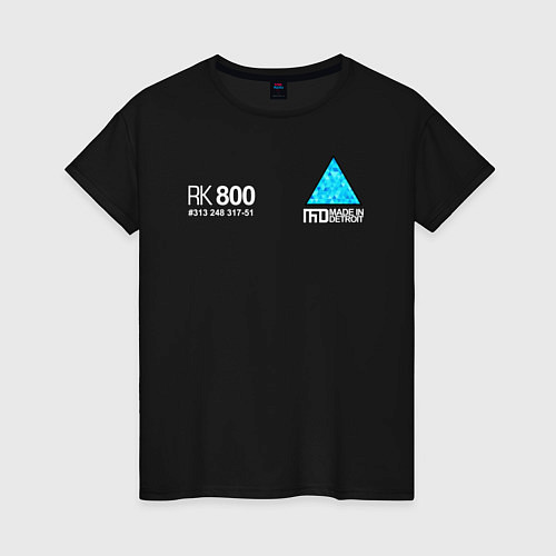 Женская футболка RK800 CONNOR / Черный – фото 1