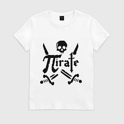 Женская футболка Пират