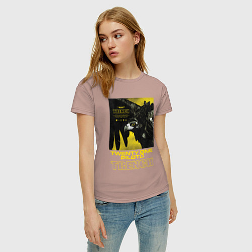 Женская футболка TOP: TRENCH / Пыльно-розовый – фото 3
