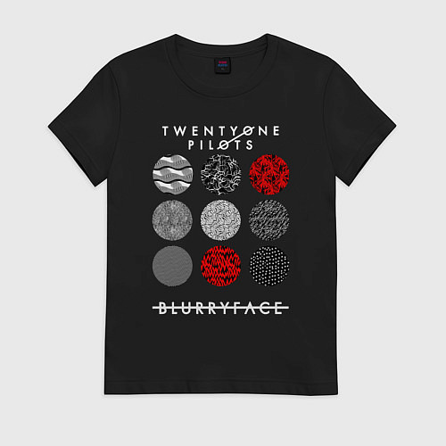 Женская футболка TOP: Blurryface / Черный – фото 1