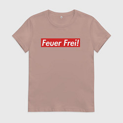 Женская футболка Feuer Frei!