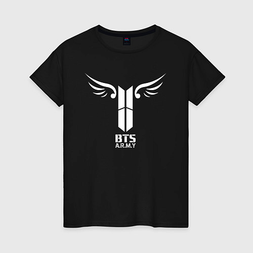 Женская футболка BTS ARMY / Черный – фото 1