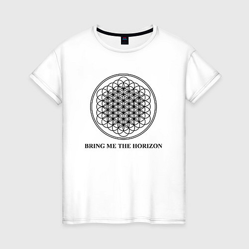 Женская футболка BRING ME THE HORIZON / Белый – фото 1